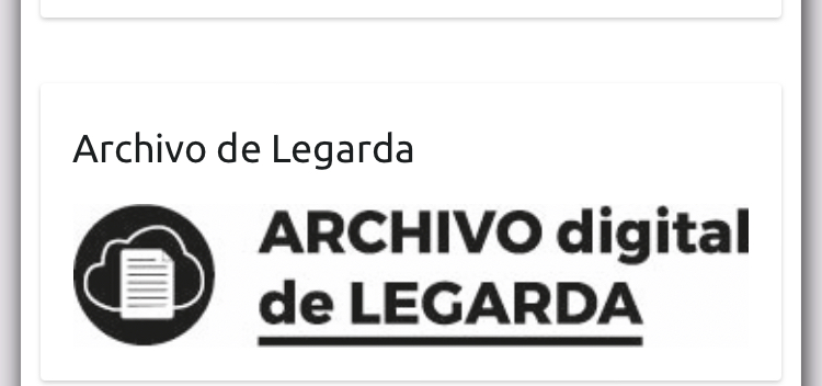 El archivo digital de Legarda finalista a los premios nacionales convocados por la Asociación de Archiveros de Castillo y León (ACAL)
