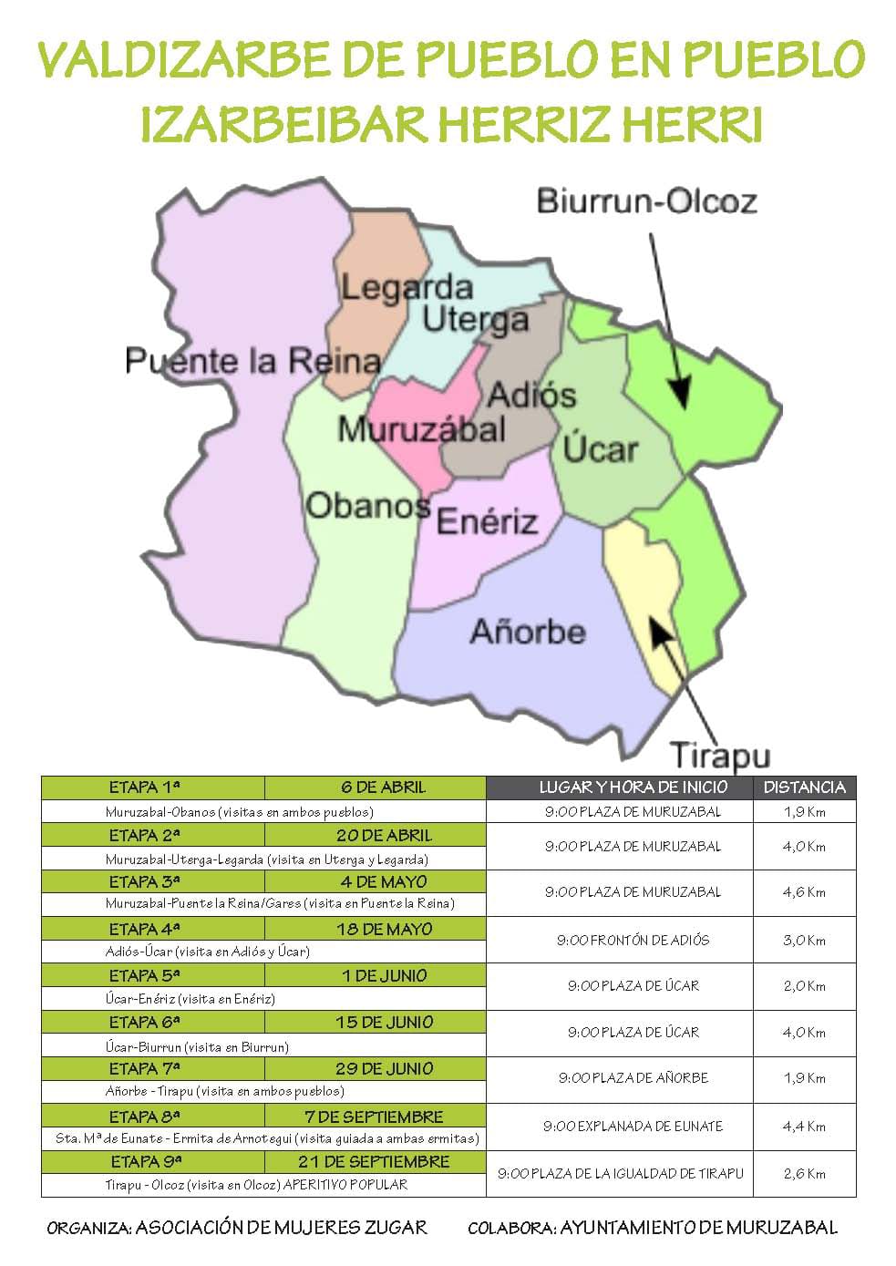 La iniciativa «Valdizarbe de pueblo en pueblo» visita Legarda