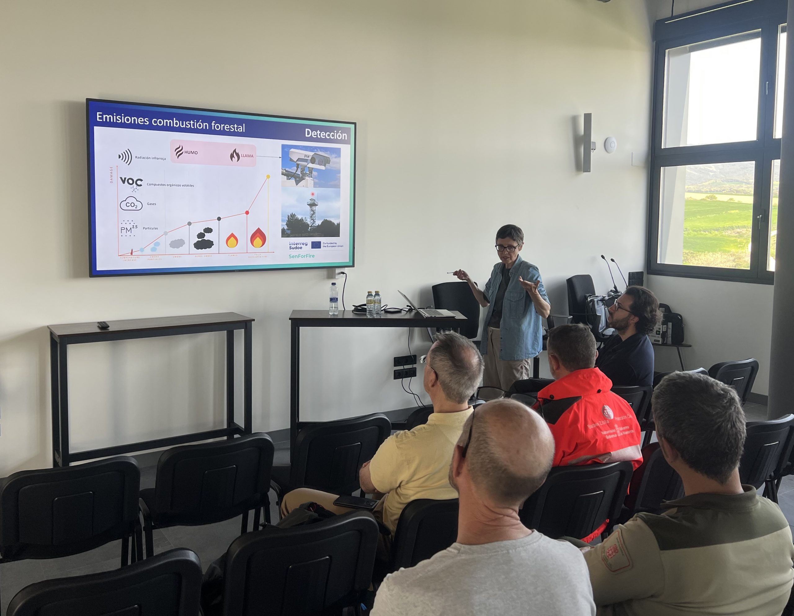 Legarda refuerza la prevención de incendios con tecnología inteligente del proyecto SenForFire